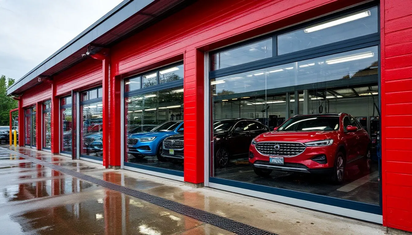 Гаражные ворота для автомойки: технические критерии выбора